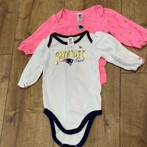 Patriots long sleeved onesie ❤️